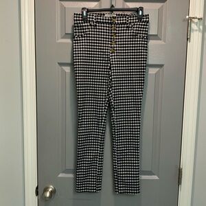 Urban Outfitters Womens Plaid Button-fly Dress Pant SZ 4